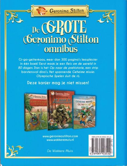 De grote Geronimo Stilton Omnibus - 3 boeken in 1 - 9789085923510