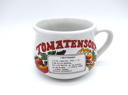 Soepkom tomatensoep met recept voor tomatensoep