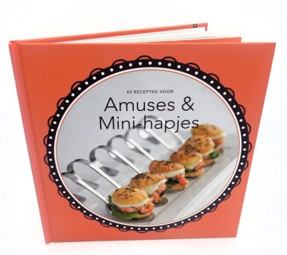 40 recepten voor Amuses + mini-hapjes - tweedehands kookboek