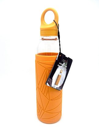 Fles Royal Leerdam oranje - Hydration Bottle 2 Go - 55 cl Borosilicaat