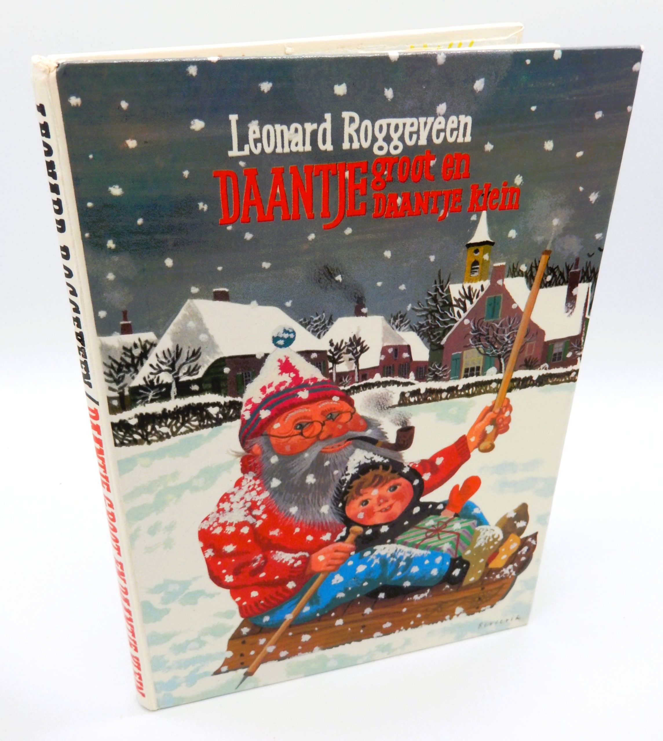 Daantje Groot en Daantje klein - vintage kinderboek uit 1973 - Leonard Roggeveen