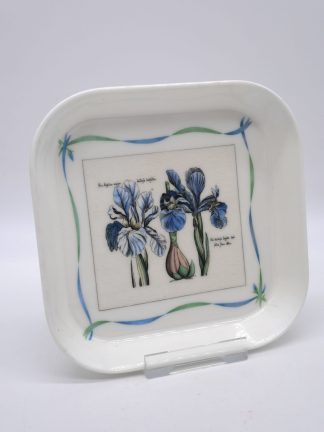 Dienblaadje Blauwe Iris - mebel Italy mini dienblad botanisch