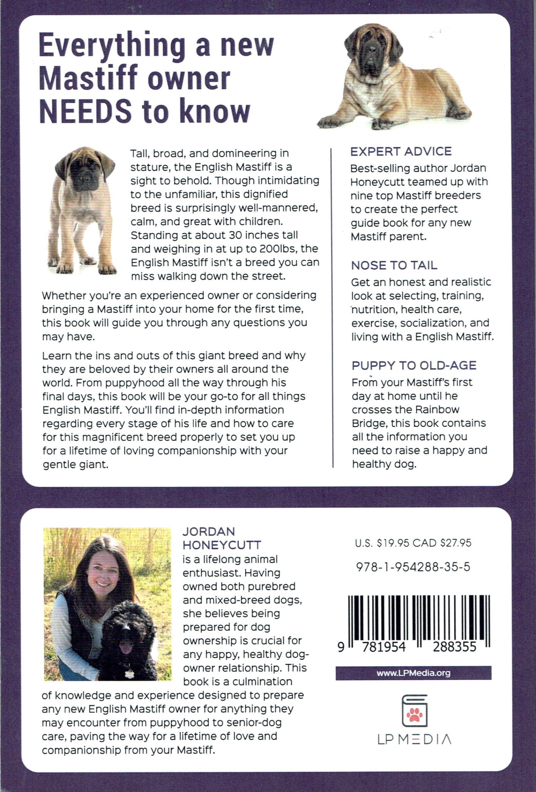The complete guide to the English Mastiff - Jordan Honeycutt - 9781954288355 - Engelse mastiff handboek