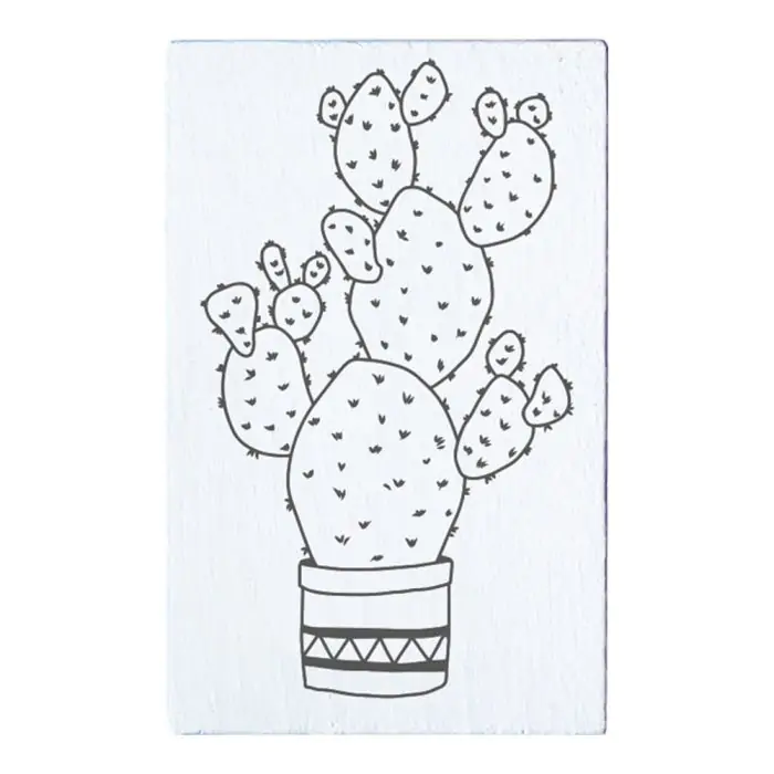 May & Berry Stempel cactus 5,3 x 3,3 cm