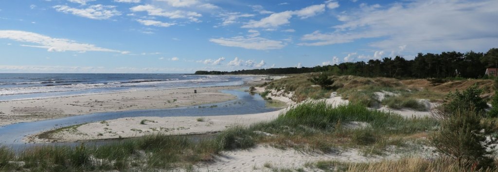 Sandstrand mit Dünen bei Balkastrand im Südwesten von Bornholm - @ Wolfgang Schwartz
