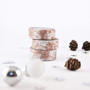 Gingerbread Cookies Washi Tape - Design by Willwa