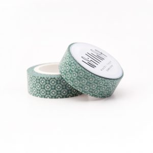 Green Mosaic Washi Tape - Design by Willwa