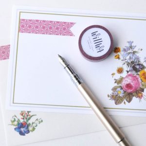 Square Roses washi tape 3 Design by Willwa