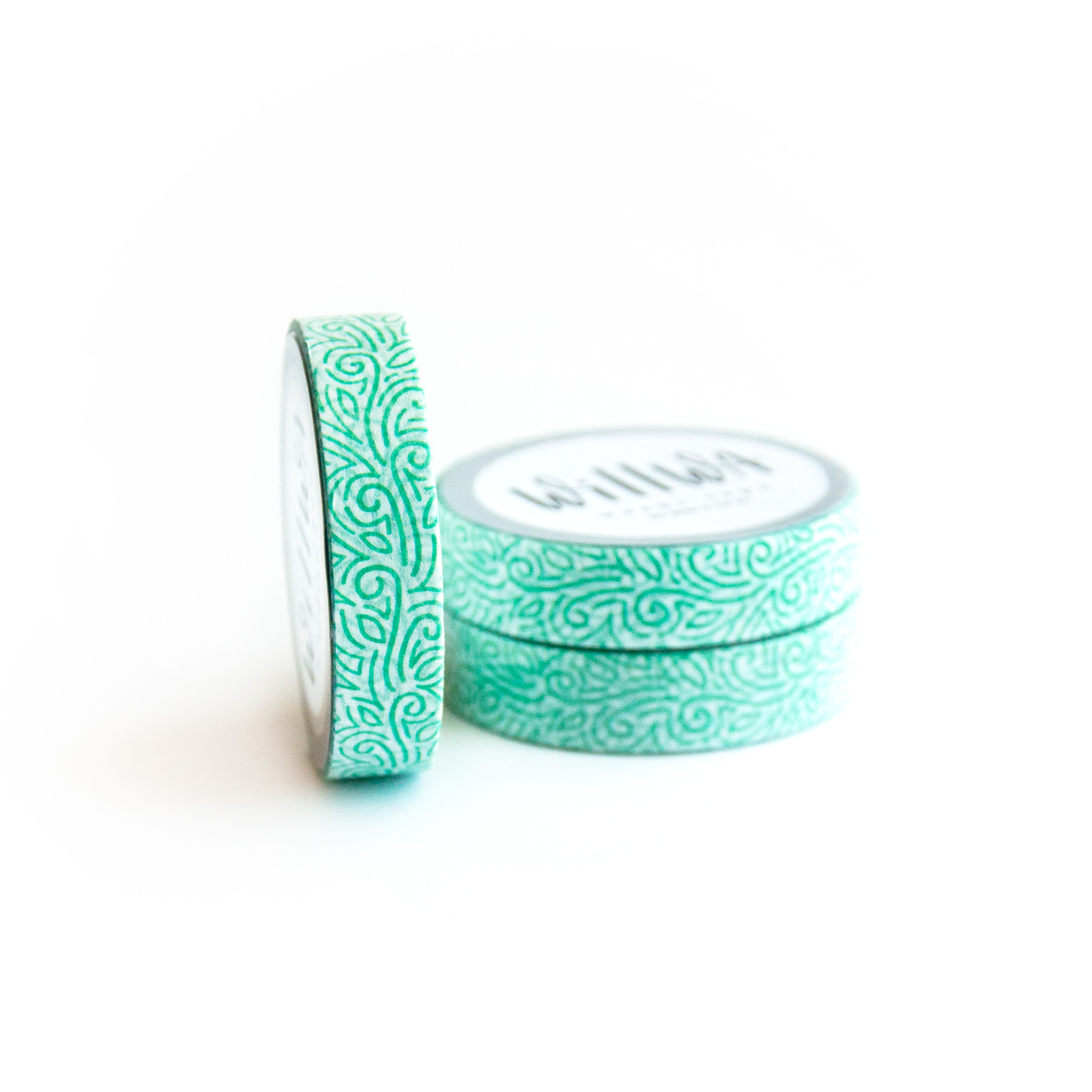 Green Rivendell Washi Tape - Design by Willwa