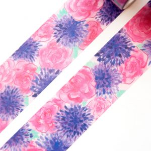 Ocean of Flowers Washi Tape - Design by Willwa