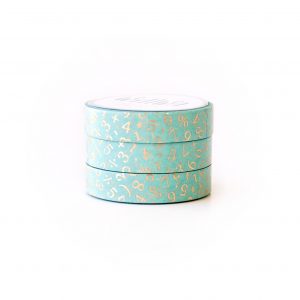 Golden Numbers Washi Tape - Design by Willwa