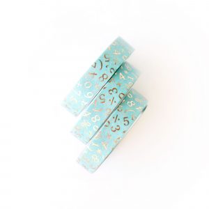 Golden Numbers Washi Tape - Design by Willwa