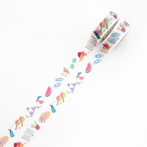 Beach Necessities Washi Tape - Design by Willwa