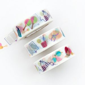 Beach Necessities Washi Tape - Design by Willwa