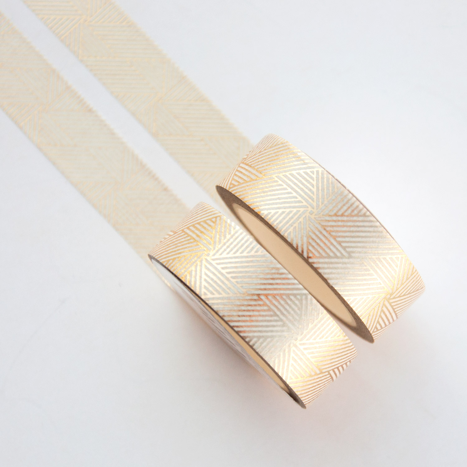 Gold Linjar Spiral washi tape design by Willwa 5