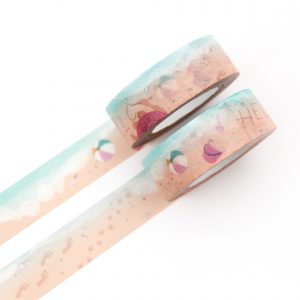 Serene Waves Washi Tape - Design by Willwa