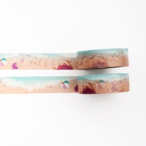 Serene Waves Washi Tape - Design by Willwa