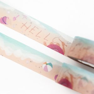 Serene Waves Washi Tape - Design by Willwa