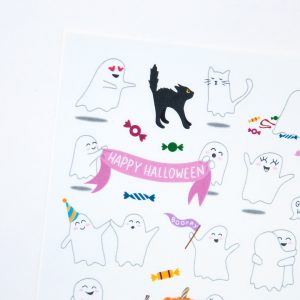 A Night with Ghosts Stickers - Design by Willwa