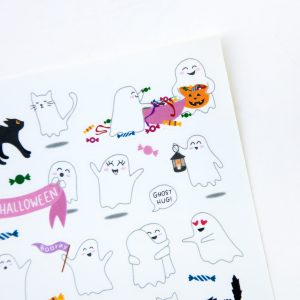 A Night with Ghosts Stickers - Design by Willwa
