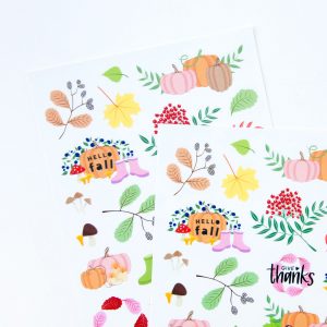 Fall in Love with Fall Stickers - Design by Willwa