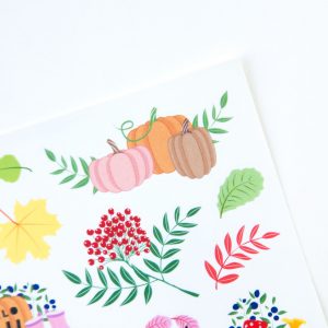 Fall in Love with Fall Stickers - Design by Willwa