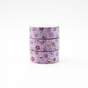 Floral Skulls Washi Tape - Design by Willwa