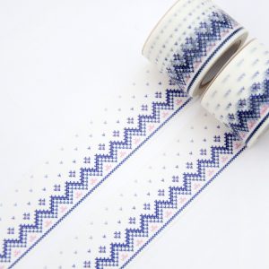 Knitted Border Washi Tape - Design by Willwa