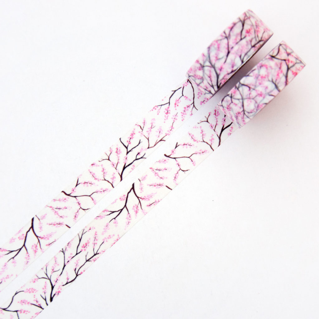 Raw Blend Designer Straws Straight - Cherry Blossom