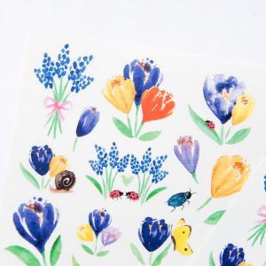 Crocus Flower Garden Stickers - Design by Willwa