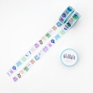 Laundry Line Washi Tape - Design by Willwa