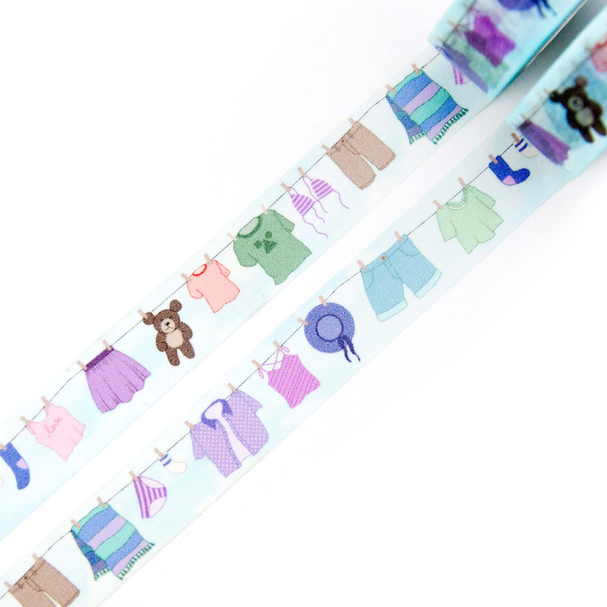 Laundry Line Washi Tape - Design by Willwa