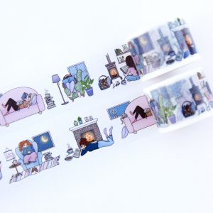 Cozy Reading Weather Washi Tape - Design by Willwa