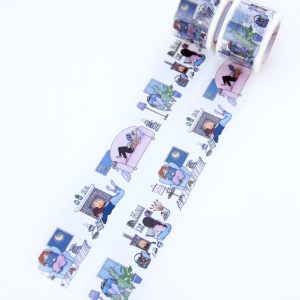 Cozy Reading Weather Washi Tape - Design by Willwa