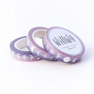 Silver Luna Weather Washi Tape - Design by Willwa