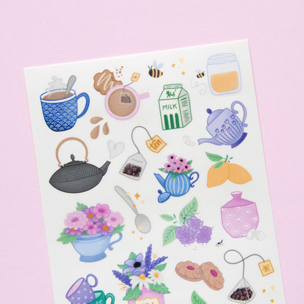 Life Daily Bread Milk Tea Sticker Cute Handbook Material - Temu