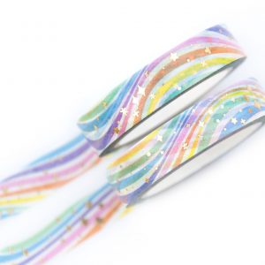 Rainbow Sparkles Washi Tape - Design by Willwa