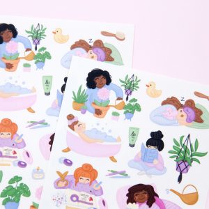 Relax & find your Joy Sticker Sheet - Design by Willwa