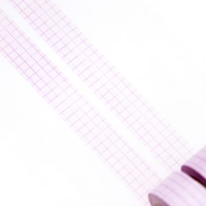 Pink Grid Washi Tape - Design by Willwa