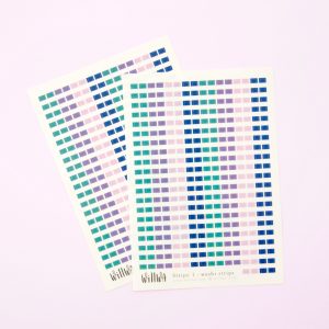 Stripe 1 Washi Strips Sticker Sheet - Design by Willwa