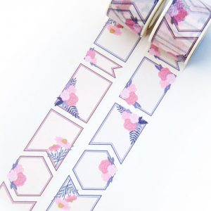 Floral Labels Washi Tape - Design by Willwa