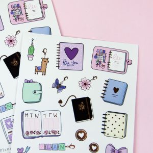 Planners and Journals Sticker Sheet - Design by Willwa