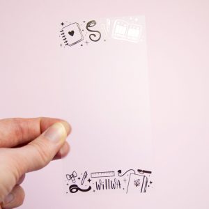 Stationery Washi Card - Design by Willwa