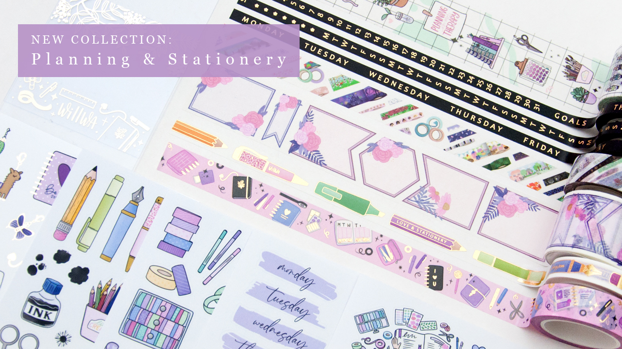 Planning and Stationery collection - Design by Willwa