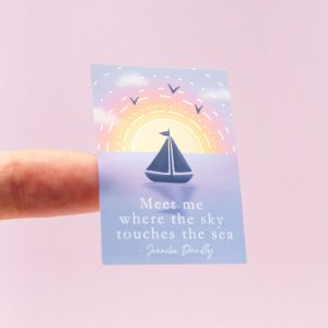 You Me and the Sea Sticker Sheet - Design by Willwa