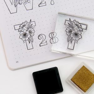 Floral Weekdays Stamps - Design by Willwa