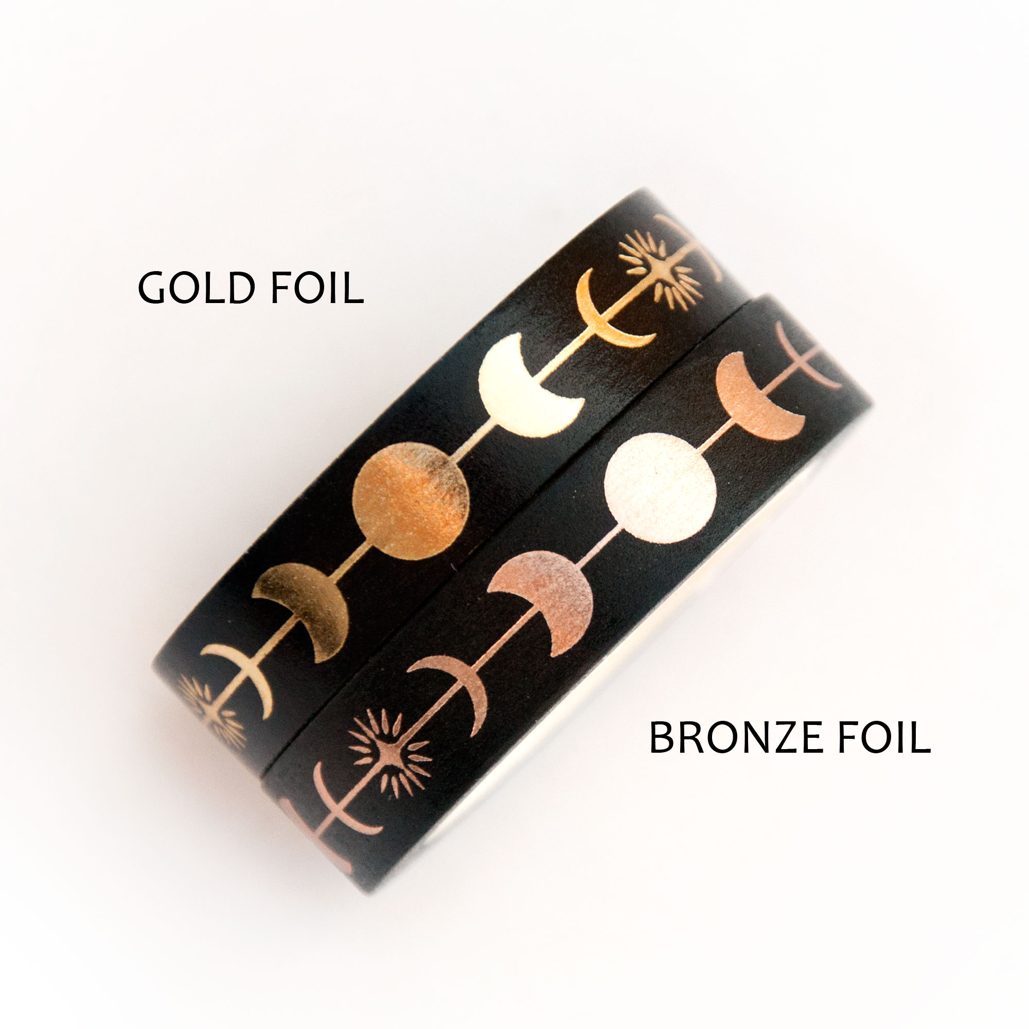 Bronze Luna Washi Tape - Design by Willwa