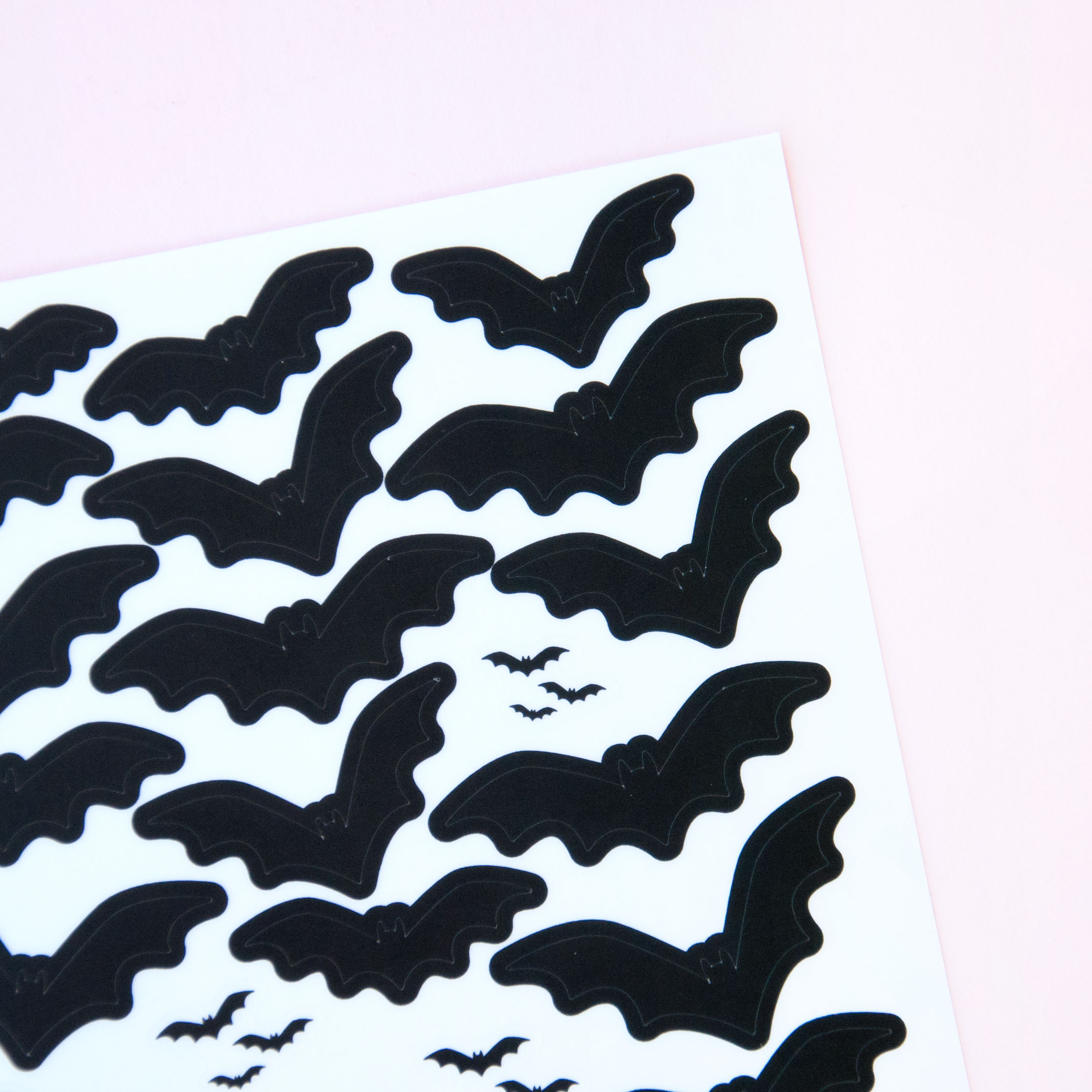 Bats and Haunted Houses Sticker Sheet - Design by Willwa