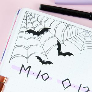 Bats and Haunted Houses Sticker Sheet - Design by Willwa