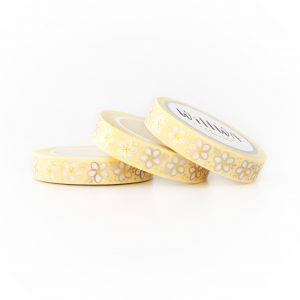 Plumeria Flowers Washi Tape - Design by Willwa